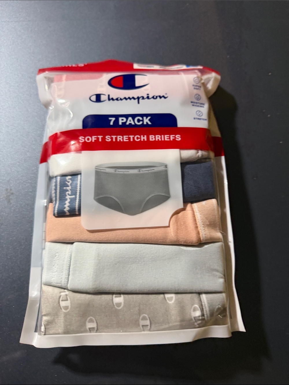 “New” Champion7-Pack Soft Stretch Briefs size12/14